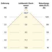 EVN Lichttechnik - Downlight/Strahler/Flutlicht LED-Fluter LFE300902 3000K