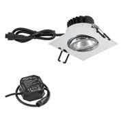 EVN Lichttechnik - Downlight/Strahler/Flutlicht P-LED Deckeneinbauleuchte PC654N61102 3000K IP65 230V chr