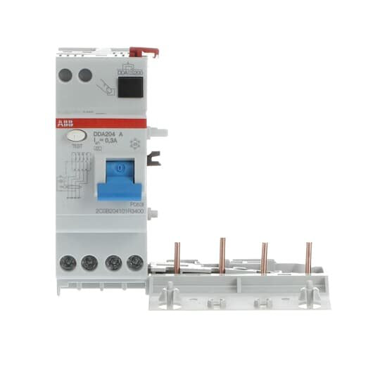 ABB Stotz S&J - Fehlerstromschutzblock FI-Block DDA204A-40/0,3 4p, 40A,300mA