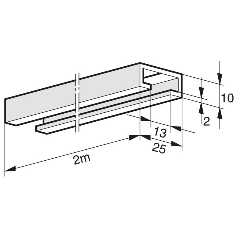 Somfy - Zubehör/Ersatzteile für Tor-/Rollladenantriebe C-Schiene 9708940