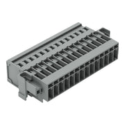 WAGO - Ein- und mehrpolige Klemmenleiste 1-Leiter-Stiftleiste 769-614/004-000 CAGECLAMP,4mm²,gr − 10 Stück