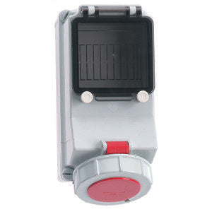 Bals Elektrotech - CEE-Steckdose abschaltbar, abgesichert (IEC 60309) Wandsteckdose abgesichert 15028 16A 5p 400V 6h IP67