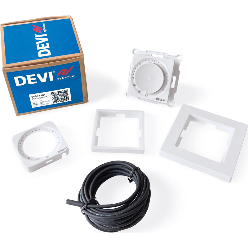 Danfoss - Raumthermostat Raum+Boden Thermostat DEVIREGROOM#140F1161 programmierbar
