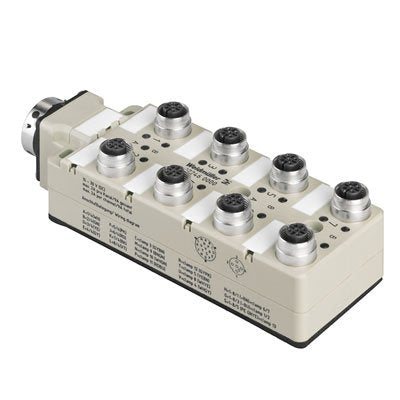 Weidmüller - Passiver Sensor-/Aktor-Verteiler (ohne Leitung) Sensor-/Aktor-Verteiler SAI-8-SHB 5P F13 FC Komplett-Modul