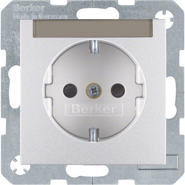 Berker - Steckdose Schuko-Steckd.alu 47491404