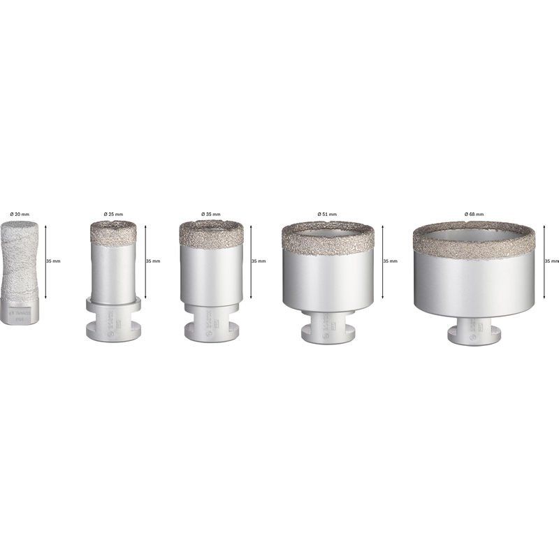 Bosch - Bohrkronenset PRO Ceramic dry M14 2608576669 Bohrkronen-Set