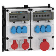Bals Elektrotech - CEE-Steckdosen-Kombination (IEC 60309) Steckdosen-Kombination 89148 Größe DUO