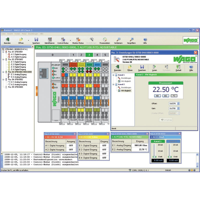 WAGO - Steuerungs-Software (sonstige) Software deutsch 759-302 I/O-Check 2