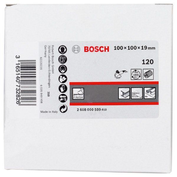 Bosch - Trenn-/Schleifscheibe Lamellenschleifwalze, 19 2608000599 mm, K 120, 100 mm