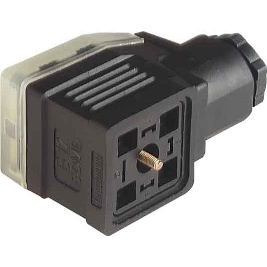 Hirschmann ICON - Ventilstecker (feldkonfektionierbar) Ventilstecker GDME 3020 sw