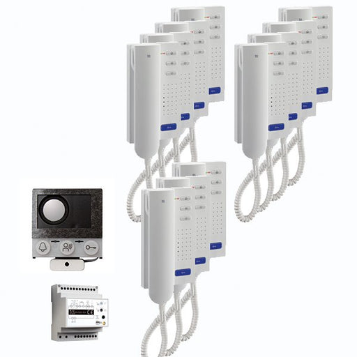 TCS Tür Control - Türsprech-Set audio:pack Einbau PAIH110/004 für 11 Wohneinheit