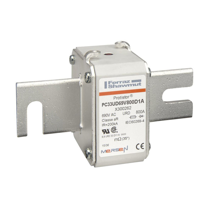 Mersen - HRC-Sicherung Sicherungseinsatz aR PC33UD69V800D1A Gr.33 AC690V 800A − 3 Stück