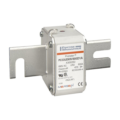 Mersen - HRC-Sicherung Sicherungseinsatz aR PC33UD69V800D1A Gr.33 AC690V 800A − 3 Stück