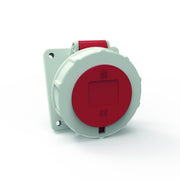 Bals Elektrotech - CEE-Anbausteckdose (IEC 60309) Anbausteckdose Neigung 128171 16A 5p 400V 6h IP67 − 10 Stück