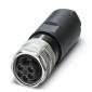 Phoenix Contact - Rundsteckverbinder, feldkonfektionierbar (Industriesteckverbinder) Steckverbinder SACC-MINFS #1456271 5-polig Bu/ger 7/8"