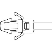 HellermannTyton - Kabelbinder Befestigungsbinder 115-01900 132x3 m − 100 Stück