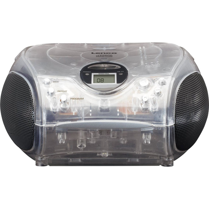 LENCO - Radio UKW-Radio m.CD SCD-24 transparent stereo,transparent