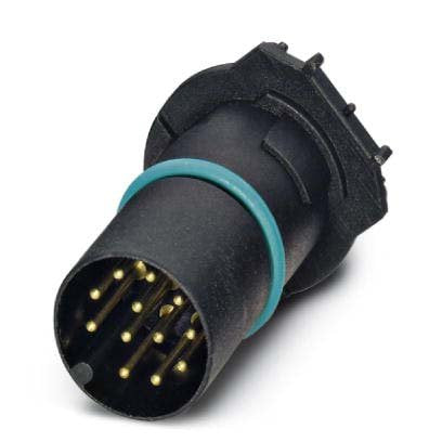 Phoenix Contact - Rundsteckverbinder, feldkonfektionierbar (Industriesteckverbinder) Einbausteckverbinder SACC-CI-M12M#1457571 − 100 Stück