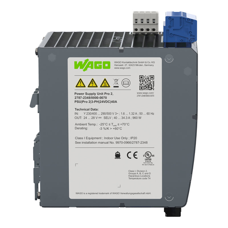 WAGO - Gleichstromversorgung Stromversorgung 2787-2348/000-070 Pro 2,3-phasig