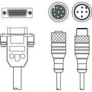 Leuze - Konfektioniertes Sensor-Aktor-Kabel Anschlussleitung KBM12A-8P-PC-IO-3000