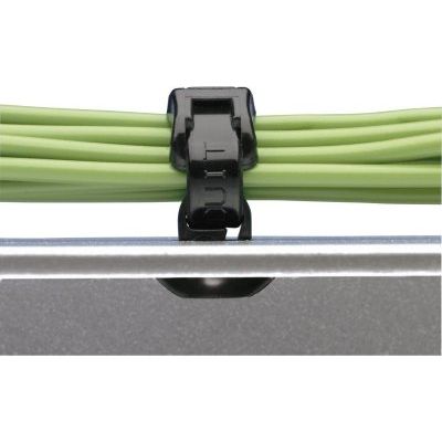 Panduit - Befestigungssockel und -element für Kabelbinder Kabelbinderbefestigung PBMS-H25-M0 6,4mm Nylon 6.6 sw − 1000 Stück