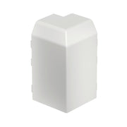 Rehau - Außeneck für Sockelleistenkanal RAUDUO Außeneck RD AE40105 rws 40/105 RAL9010 − 10 Stück