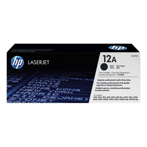 HP - Verbrauchsmaterial für Telefax/Drucker/MFC Lasertoner Q2612A sw 2.000 Seiten,schwarz