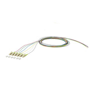 Metz Connect - LWL-Pigtail OpDAT Pigtail LC 2m 150R1JO0020E6 OM5 6-farbig − 6 Stück