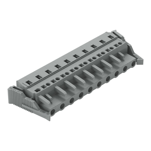 WAGO - Kabelsteckverbinder für Leiterplattensteckverbinder 1-Leiter-Federleiste 231-210/037-000 CAGECLAMP,2,5 mm²,gr − 25 Stück