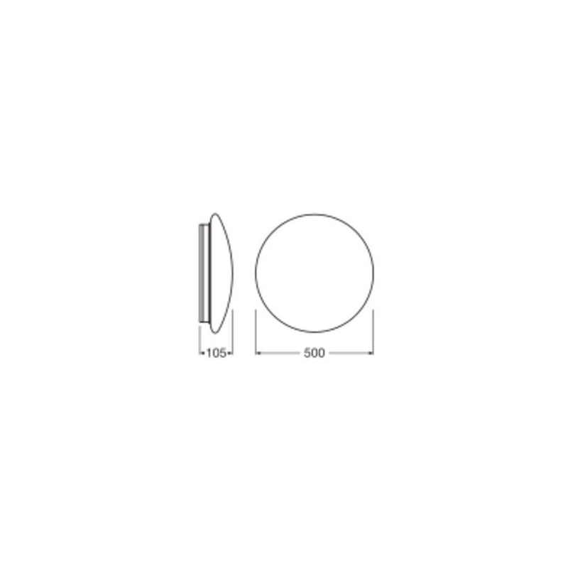 Ledvance - Decken-/Wandleuchte LED-Wand-/Deckenleuchte SFCIRC#4099854042171 840, mit Sensor