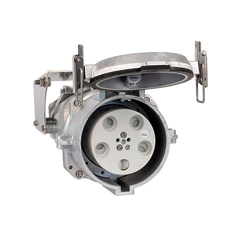 Mennekes - Hochstrom-Rundsteckvorrichtung Wandsteckdose 600A5p6h 75142 400V IP67