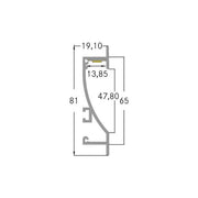 Brumberg Leuchten - Mechanisches Zubehör/Ersatzteile für Leuchten Nischenprofil 2000mm 53650260