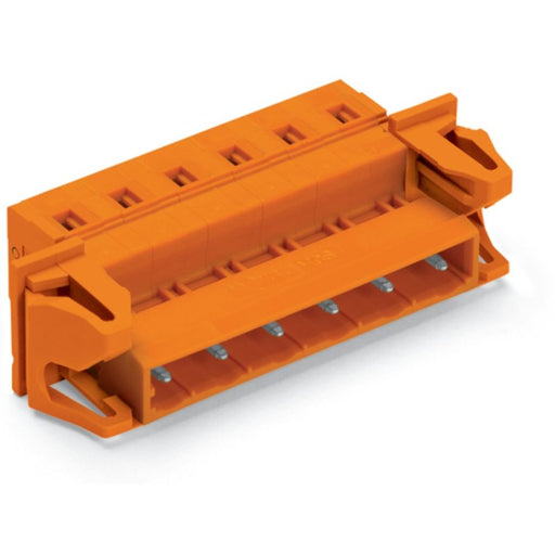 WAGO - Kabelsteckverbinder für Leiterplattensteckverbinder 1-Leiter-Stiftleiste 731-636/114-000 CAGECLAMP,2,5mm²,or − 25 Stück