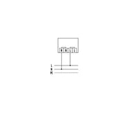 ESYLUX - Sicherheitsleuchte Notleuchte SLAELLED3h14mIRSCSM 14m EKW LED