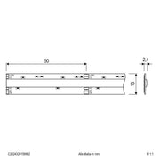 EVN Lichttechnik - Lichtschlauch/-band LED-Stripe 5m 24V IP20 C2024320159902 COB, RGB+W, 15W/m
