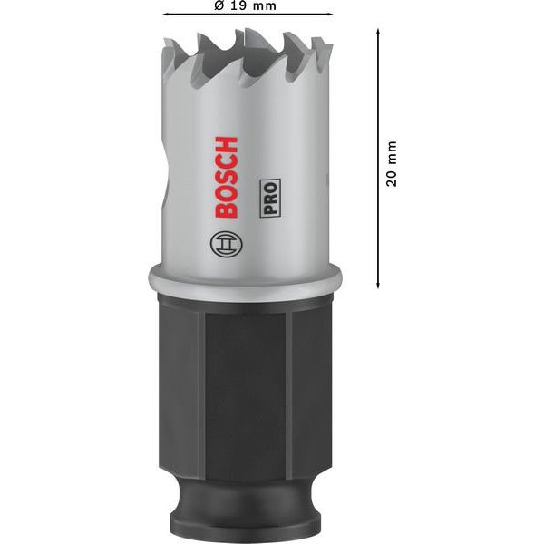 Bosch - Lochsäge PRO Sheet Metal PC Plus 2608594439 Lochsäge, 19 mm