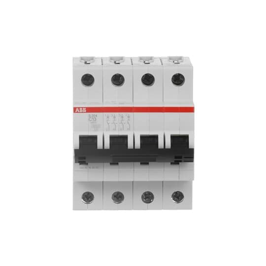 ABB Stotz S&J - Leitungsschutzschalter Sicherungsautomat S204-C13 6kA 13A C 4p