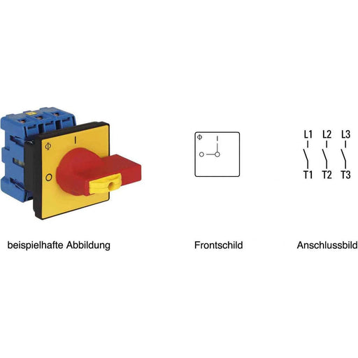 Kraus&amp;Naimer - Lastschalter Hauptschalter Not-Aus KG100 T203/04 E 100A,37KW,3pol. − 1 Stück by Kraus&amp;Naimer
