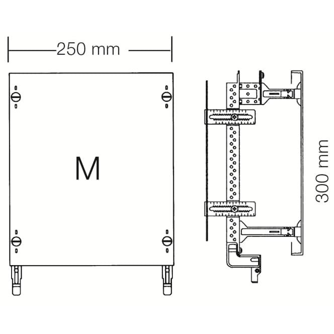 Striebel&John - Verteilerbaugruppe für Geräteaufbau Kombi-Set ED61MA