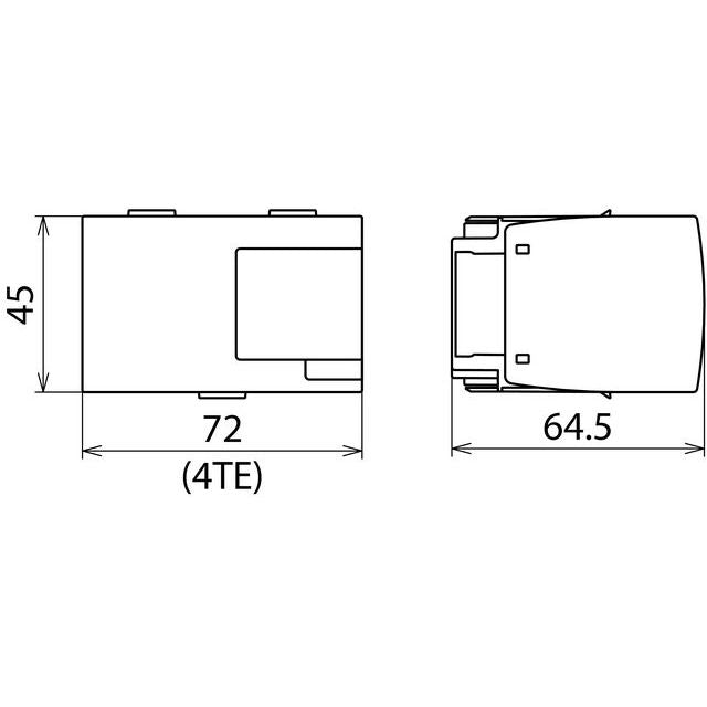 DEHN - Kombi-Ableiter für Energietechnik Schutzmodul Kombi-Ableiter DV MODTNS255 #956040 Typ1+2+3 vierpolig