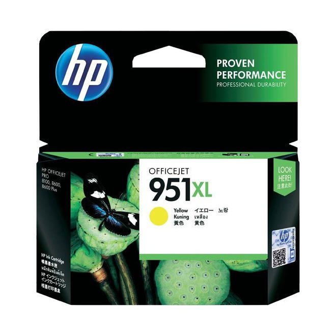 HP - Verbrauchsmaterial für Telefax/Drucker/MFC Tintenpatrone 951XL/CN048AE ge gelb