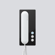 Siedle&Söhne - Innenstation für Türkommunikation Bus-Telefon Standard BTS 850-02 SH/W schwarz-hgl/weiß