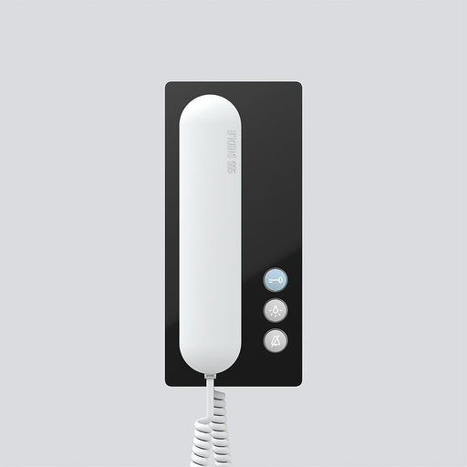 Siedle&Söhne - Innenstation für Türkommunikation Bus-Telefon Standard BTS 850-02 SH/W schwarz-hgl/weiß