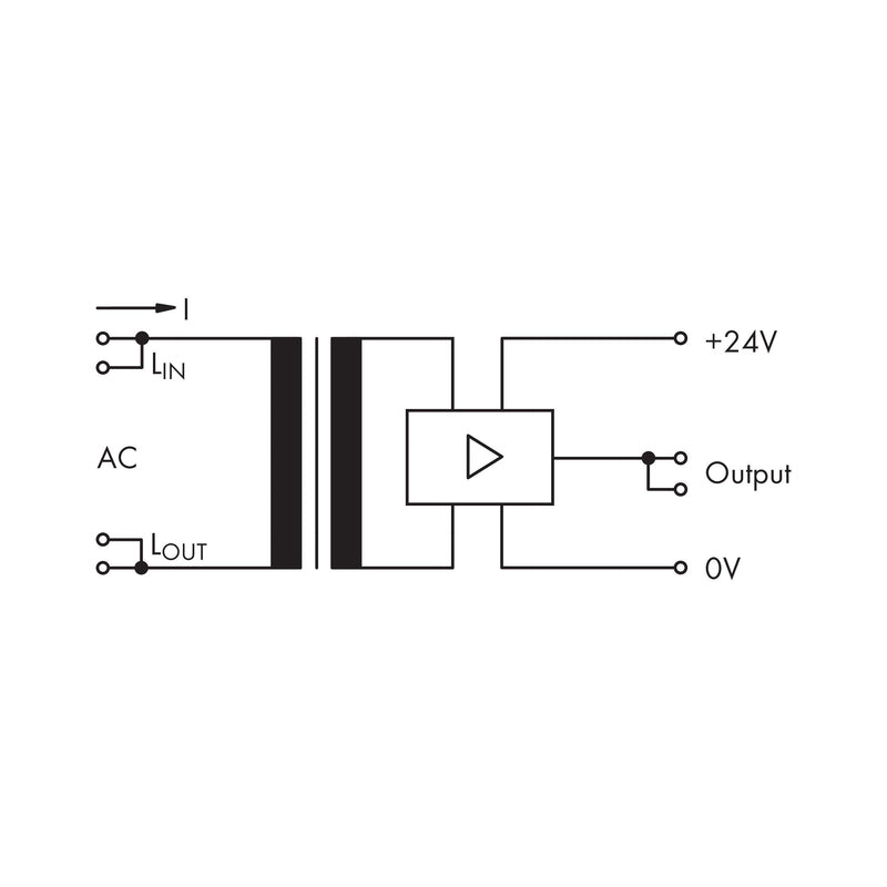 WAGO - Stromüberwachungsgerät AC Stromfluß-Überwachung 286-661 80mA-6A 5-25VAC