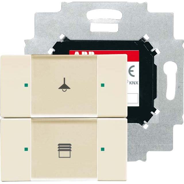 Busch-Jaeger - Bussystem-Tastsensor Bedienelement 2-fach 6126/01-82-500 elfenbeinweiß
