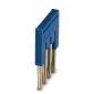 Phoenix Contact - Querverbinder/Brücker für Reihenklemme Steckbrücke FBS 4-4 BU 4-polig, blau − 50 Stück