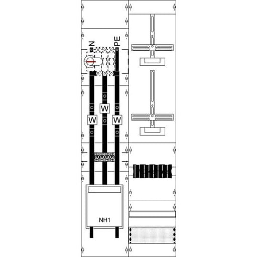 Striebel&John - Zählerfeld Mess-u.Wandlerfeld KA4225Z kpl.H5/B2