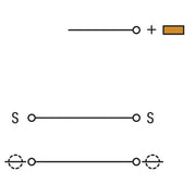 WAGO - Initiator/Aktor-Reihenklemme 3-Leiter-Aktorenklemme 280-583 2,5 mm²,grau − 50 Stück