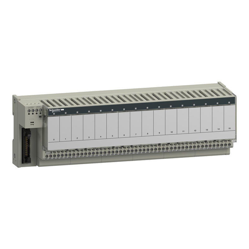 Schneider Electric - Ein- und mehrpolige Klemmenleiste Klemmenblock ABE7R16T330 1W,16 Kanäle