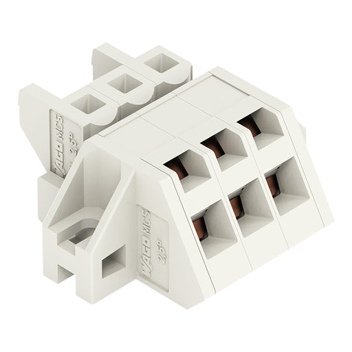 WAGO - Kabelsteckverbinder für Leiterplattensteckverbinder 1-Leiter Federleiste 721-303/031-000 CAGECLAMP 2,5mm²,lgr − 50 Stück